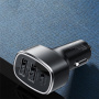 Ładowarka samochodowa Yesido Y47 z portami USB-C / 2x USB-A - 49W - czarna