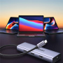 UGREEN CM490 Hub 9w1 - slot na kartę SD / TF / RJ45 / 2x HDMI / USB-C / 3x USB-A do USB-C - ciemnoszary