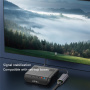 T30B 2w1 adapter Ethernet - RJ45 na USB-C / USB-A - szary