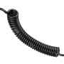 USAMS US-CC167 zestaw ładowarki samochodowej z portami USB-C / USB-A i kablem USB-C - 60W - 1 m - czarny