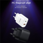 Yesido YC47 Zestaw adaptera z portami USB-C / USB-A i kabel USB-C do Lightning - 20W - 1 m - czarny