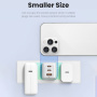 USAMS US-CC180 GaN Szybka Ładowarka Adapter z portami 2x USB-C / USB-A - 65W - czarny