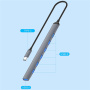ADS-303C 7w1 hub - 7x USB-A na USB-C - szary