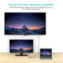 Hub 11w1 - gniazdo na kartę SD / TF / RJ45 / HDMI / VGA / złącze 3,5 mm / USB-C / 4x USB-A na USB-C do MacBooka - szary
