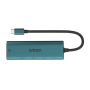 ONTEN UC123 5w1 hub - HDMI / USB-C / 3x USB-A do USB-C - petrolowy