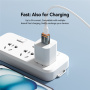 ESSAGER adapter ładowania i danych - USB-A na USB-C - ciemnoszary