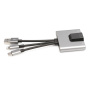 NK-1056S Redukcja 3w1 - RJ45 / 3,5 mm jack / USB-C do USB-C / Lightning / USB-A - szary