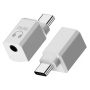 Mini redukcja audio - z 3,5 mm jack na USB-C - biała