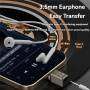 Mini redukcja audio - z 3,5 mm jack na USB-C - biała