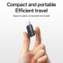Yesido GS28 mini adapter ładowania i danych - Lightning na USB-C - czarny