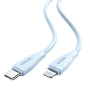 USAMS US-SJ717 kabel ładująco-transmisyjny - USB-C do Lightning - 1 m - biały