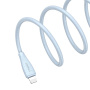 USAMS US-SJ717 kabel ładująco-transmisyjny - USB-C do Lightning - 1 m - biały