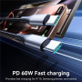 JOYROOM S-A28 Opleciony kabel ładujący i do transmisji danych - USB-C do USB-C - 2 m - biały