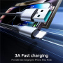 JOYROOM S-A28 Opleciony kabel do ładowania i transmisji danych - USB-A do Lightning - 1 m - czarny