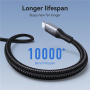 JOYROOM S-A28 Opleciony kabel do ładowania i transmisji danych - USB-A do Lightning - 2 m - biały