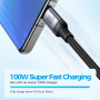 JOYROOM S-A21 Uniwersalny kabel ładujący 3w1 w oplocie - USB-A do USB-C / Lightning / micro USB - 1,2 m - czarny