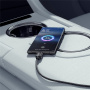ESSAGER ES-X46 Opleciony kabel do ładowania i transmisji danych - USB-A do USB-C - 1 m - niebieski