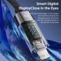 Kabel ładująco-transferowy Toocki TQ-X36 - USB-C do Lightning - 2 m - niebieski