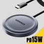 ESSAGER ES-WC11 Qi2 Bezprzewodowa ładowarka MagSafe do iPhone / AirPods - 15W - ciemnoszara