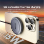 ESSAGER ES-WC11 Qi2 Bezprzewodowa ładowarka MagSafe do iPhone / AirPods - 15W - ciemnoszara