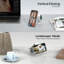 YM-T1 3w1 bezprzewodowa ładowarka MagSafe do iPhone / Apple Watch / AirPods - 15W - ciemnoszara