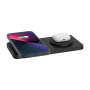 M15 2w1 ładowarka bezprzewodowa do iPhone / AirPods - 15W - czarna