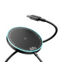 ESSAGER ES-WC19 bezprzewodowa ładowarka MagSafe z podświetleniem do iPhone / AirPods - 15W - czarna