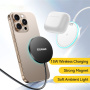 ESSAGER ES-WC19 bezprzewodowa ładowarka MagSafe z podświetleniem do iPhone / AirPods - 15W - czarna