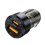 Ładowarka samochodowa Toocki TQ-CC25A z portami USB-C / USB-A - 60W - czarna