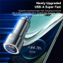 Ładowarka samochodowa ESSAGER ES-CC16 z portami USB-C / USB-A - 89W - czarna