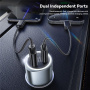 Ładowarka samochodowa ESSAGER ES-CC16 z portami USB-C / USB-A - 89W - czarna