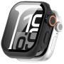 Etui zamykane w stylu Watch Ultra ze szkłem hartowanym do Apple Watch 46mm - czarne
