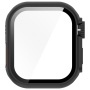 Etui zamykane w stylu Watch Ultra ze szkłem hartowanym do Apple Watch 46mm - czarne