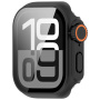 Etui zamykane w stylu Watch Ultra z hartowanym szkłem do Apple Watch 42mm (Series 10 / 11) - czarne