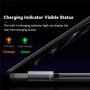 ESSAGER ES-X69 Opleciony kabel ładujący - USB-C do MagSafe 3 dla MacBook - 1 m - ciemnoszary