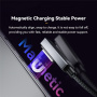 ESSAGER ES-X69 Opleciony kabel ładujący - USB-C do MagSafe 3 dla MacBook - 1 m - ciemnoszary