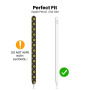 Silikonowe etui AhaStyle ze wzorem słoneczników do Apple Pencil 2. generacji / Pro - czarny