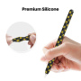 Silikonowe etui AhaStyle ze wzorem słoneczników do Apple Pencil 2. generacji / Pro - czarny