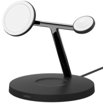 BELKIN Boost Charge Pro 3-w-1 magnetyczna podstawka ładująca bezprzewodowo do iPhone / Apple Watch / AirPods - 15W - czarny