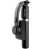 Kieszonkowy kijek do selfie/statyw Bluetooth CYKE Q08 ze stabilizatorem - czarny