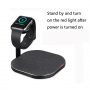 Stacja dokująca i bezprzewodowa stacja ładująca do iPhone / Apple Watch - czarna