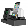 Stacja 3w1 do iPhone / Apple Watch / AirPods - czarna