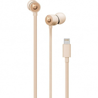 Oryginalne słuchawki Beats urBeats3 ze złączem Lightning dla urządzeń Apple - złote