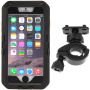 Wodoodporny futerał z uchwytem obrotowym do rowera dla iPhone 6 Plus / 6S Plus - czarny