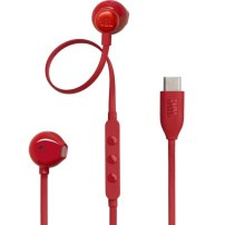 Słuchawki JBL Tune 305C ze złączem USB-C - czerwone