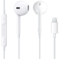 Oryginalne Apple EarPods słuchawki z mikrofonem i złączem lightning dla urządzeń Apple - białe