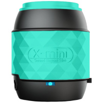 Xmini WE przenośny Bluetooth i NFC głośnik z brelokiem do urządzeń Apple - 1,5W - turkusowy