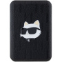 Karl Lagerfeld Power bank z wytłoczoną główką Choupette MagSafe z portem USB-C - 5000 mAh - czarny