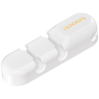 Toocki silikonowy organizer do kabli - mały - biały