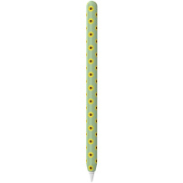 AhaStyle silikonowe etui ze wzorem słoneczników do Apple Pencil 2. generacji / Pro - zielone